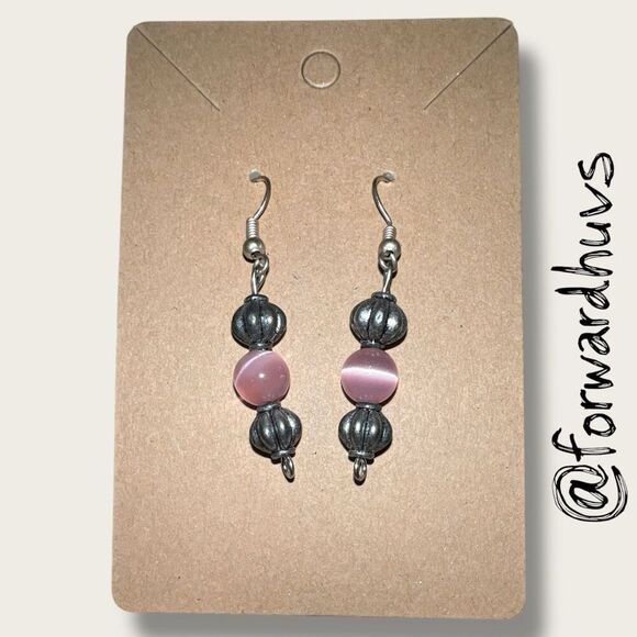 Bundle Sale 3 for $15 | Handcrafted Beaded Drop Earrings - Picture 7 of 9